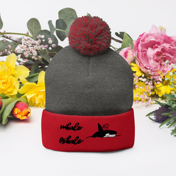Breathe Pom-Pom Beanie